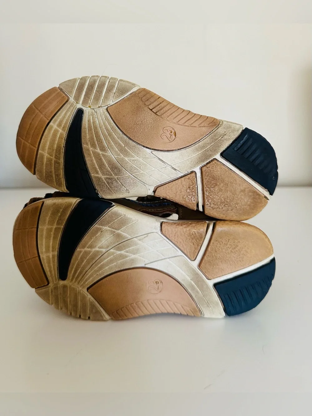 Baby Boy Brown Closed Toe Summer Shoes - 6 Toddler